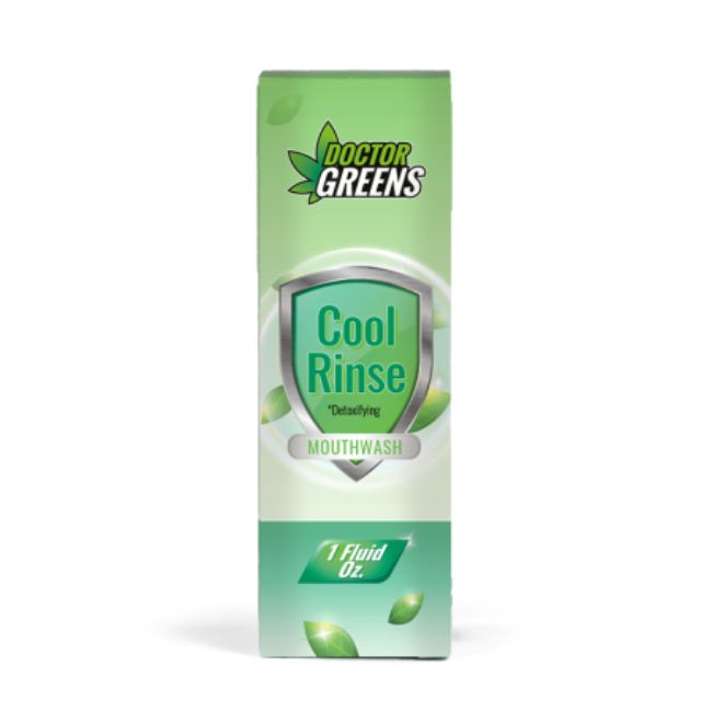 DOCTOR GREENS COOL RINSE DETOXIFYING MOUTHWASH 6CT/ BOX