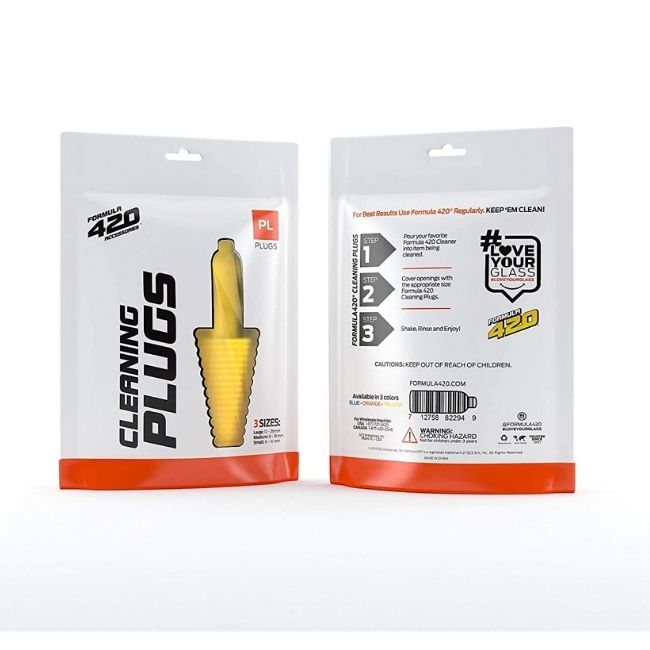 FORMULA 420 CLEANING PLUGS ASSORTED COLOR (PACK OF 3CT)