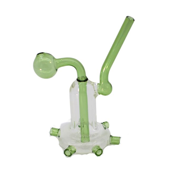 6" BASE COIL DESIGN HEAVY DUTY GLASS TUBE