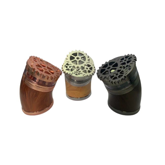 CLOCK DESIGN 4 PARTS ZINC ALLOY 63MM GRINDER SINGLE