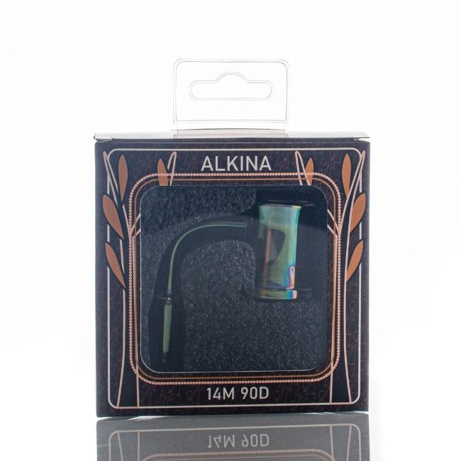 SMOQ GLASS MOON SERIES 14MM 90 DEGREE ALKINA BANGER