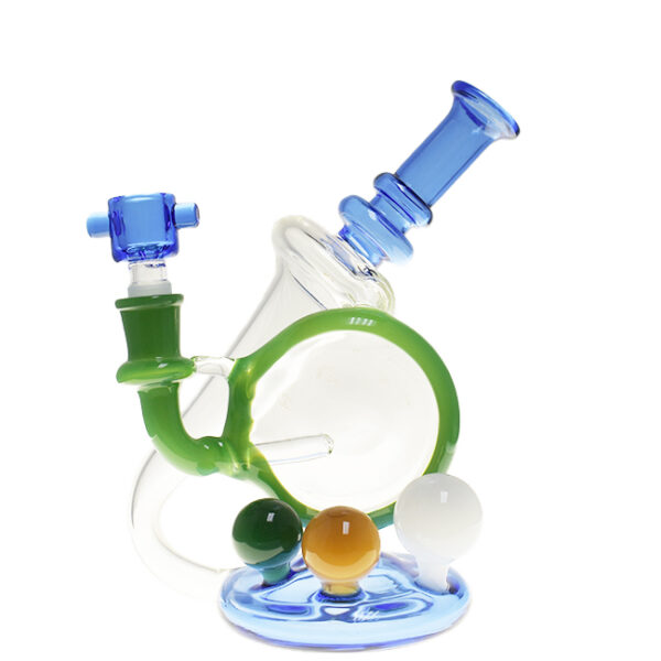 10.5'' PHOENIXSTAR GLASS COLOR TUBE BEAKER WATER PIPE