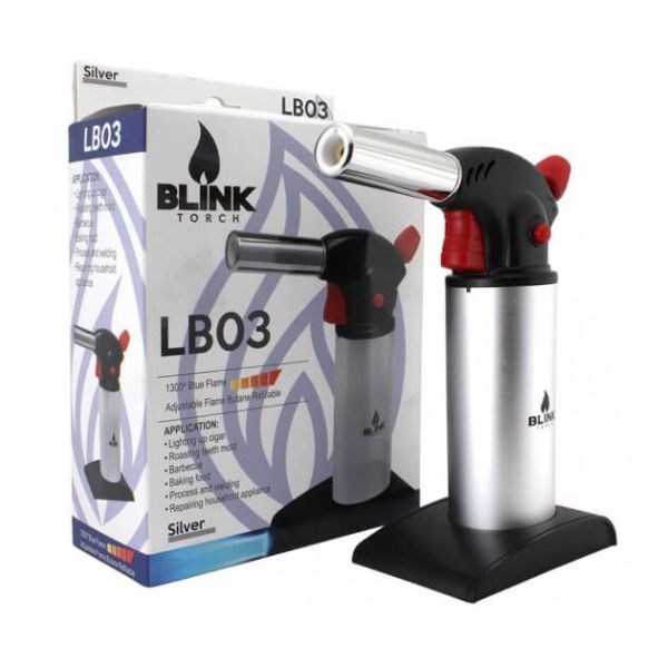 BLINK TORCH REFILLABLE BLUE FLAME BUTANE LIGHTER LB03