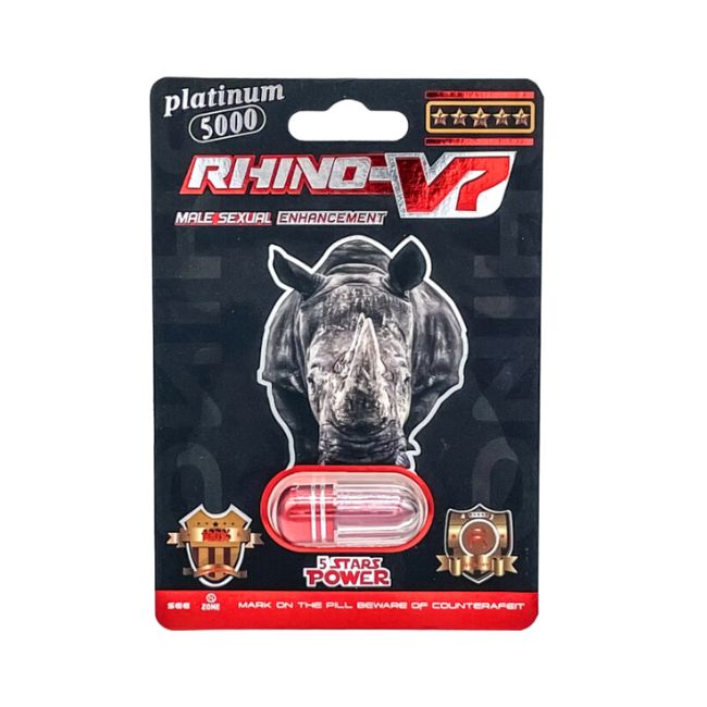 RHINO SEXUAL ENHANCEMENT PILLS 24CT/ BOX (RHN V7 PLATINUM 5000)