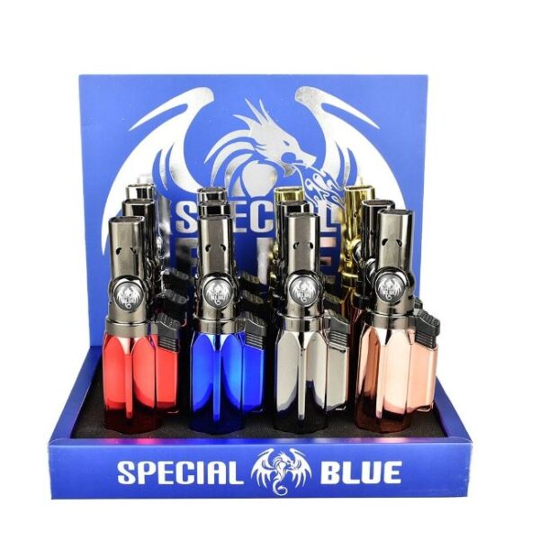 SPECIAL BLUE LASER MINI BUTANE TORCH LIGHTER (LT113) 12CT/ BOX