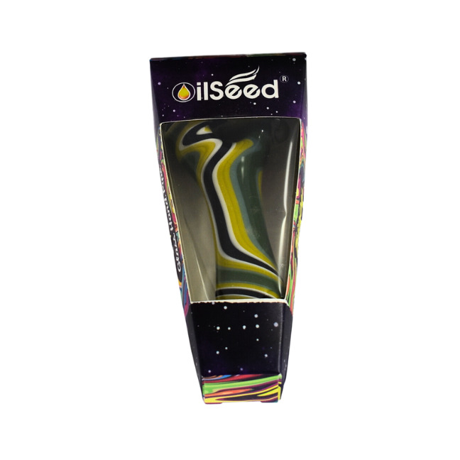OILSEED 4" PREMIUM QUALITY SPIRAL COLOR TRIPPY HAND PIPE