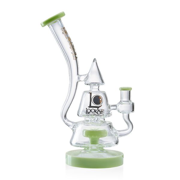 LOOKAH GLASS 12'' FANCY CONE DESIGN WATER PIPE - Image 3