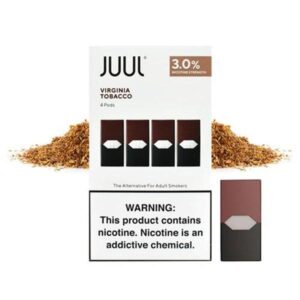 JUUL 3% NICOTINE (22.40ML) PODS DISPLAY OF 8 PKS IN A BOX