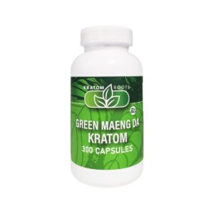 KRATOM ROOTS HIGH QUALITY NANO KRATOM 300CT CAPSULES JAR