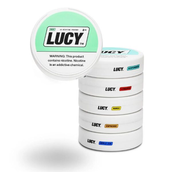 LUCY NIC - 5 CANS / PACK "15 POUCHES PER CAN"