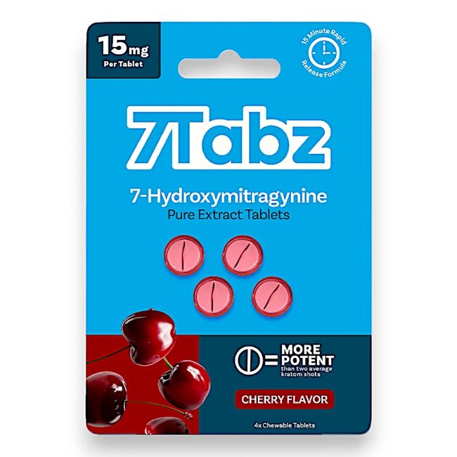 7TABZ HYDROXY PURE KRATOM LEAF EXTRACT 15MG PER TABLET 4CT/10PK - Image 6