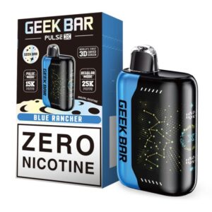 GEEK BAR PULSE X 0% DISPOSABLE (ZERO NICOTINE) (90ML) REG. MODE - 25K & PULSE. MODE - 15K PUFFS 5CT/ BOX