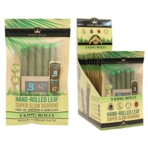 KING PALM 1PK XXL BOVEDA 62% (5GRAM) HUMIDITY SUPER SLOW BURNING CONES 10CT BOX