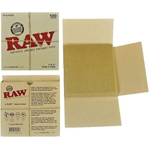 RAW PARCHMENT PAPER 100 PER BOX