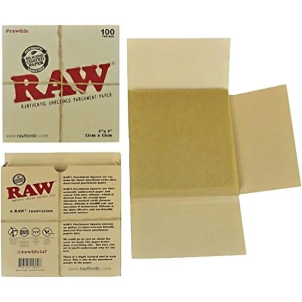 RAW PARCHMENT PAPER 100 PER BOX