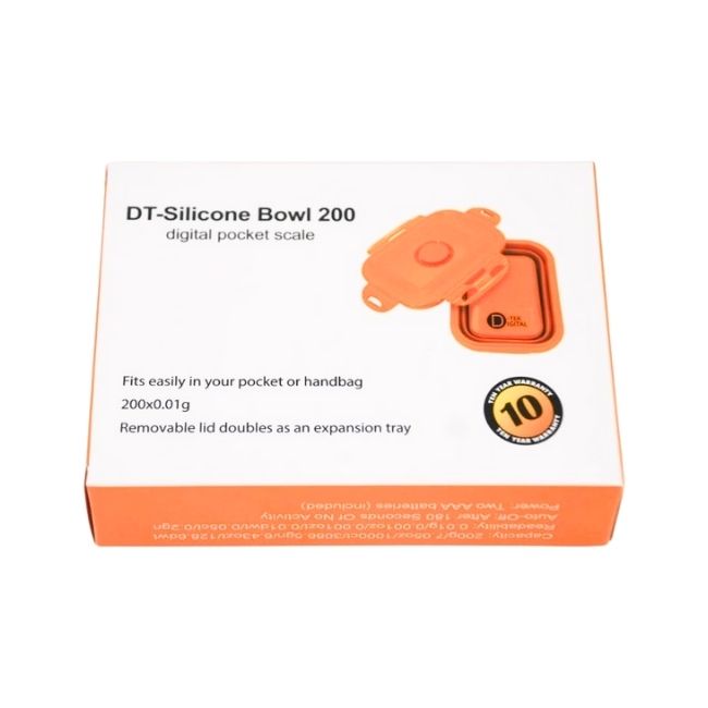 DTEK DIGITAL DT-SILICONE BOWL 200 DIGITAL POCKET SCALE (200G X 0.01G) - Image 2