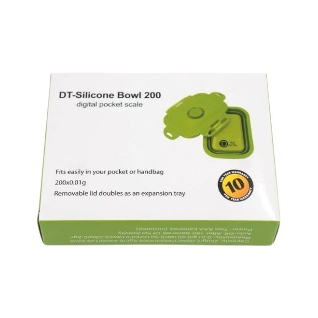 DTEK DIGITAL DT-SILICONE BOWL 200 DIGITAL POCKET SCALE (200G X 0.01G) - Image 5