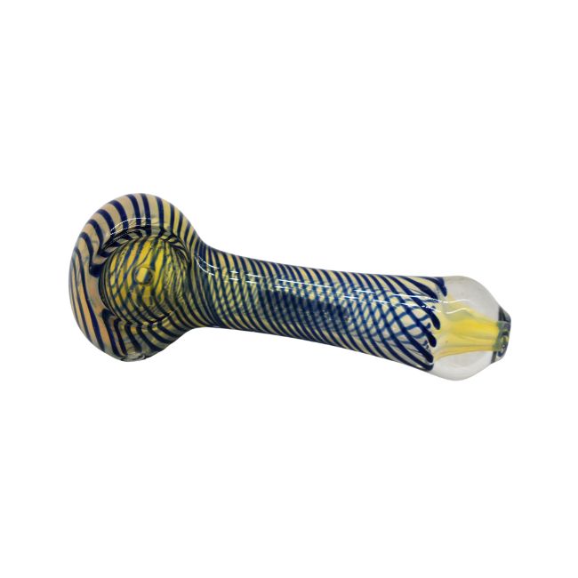 4.5" TWISTED DOUBLE TUBE FANCY HAND PIPE
