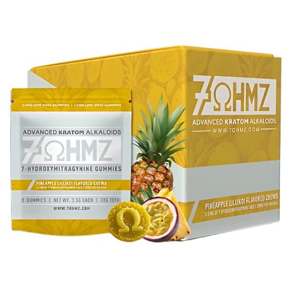 7 OHMZ HYDROXY ADVANCED KRATOM ALKALOIDS 28MG PER BAG GUMMIES 10CT/ BOX