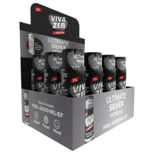 VIVAZEN ULTIMATE SILVER MIT 80MG 15ML KRATOM SHOT 12CT/ BOX