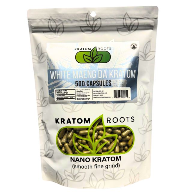 KRATOM ROOTS NANO KRATOM 500CT CAPSULES BAG - Image 3