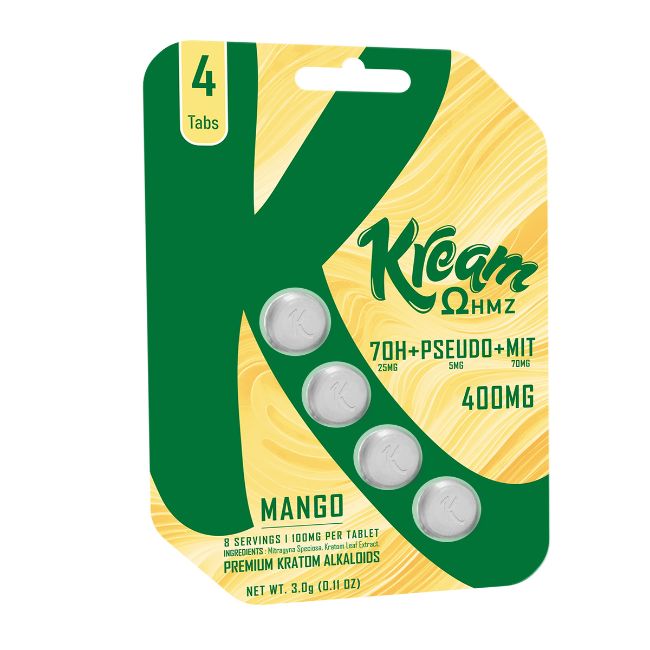 KREAM 7OH 7-HYDROXY + PSEUDO + MIT 100MG PER TABLET 4CT/10PK - Image 5