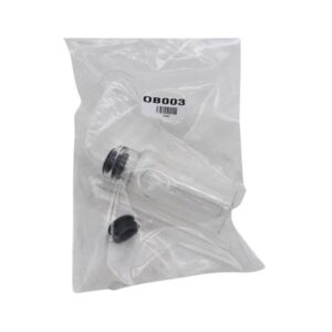 4" EXTRA SMALL MINI CLEAR GLASS TUBE