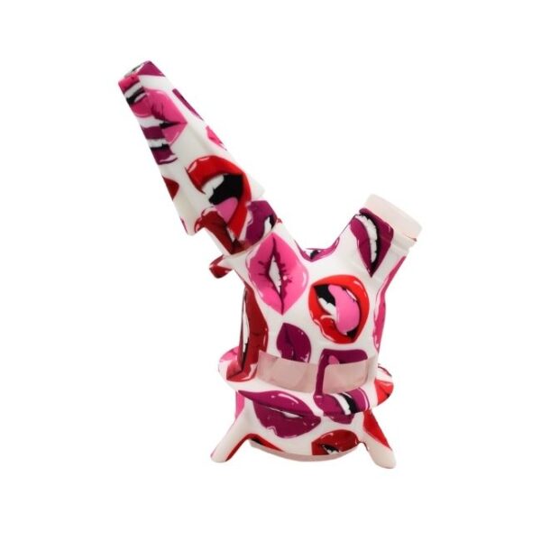 6'' FANCY COLOR FULL SILICONE WATER PIPE