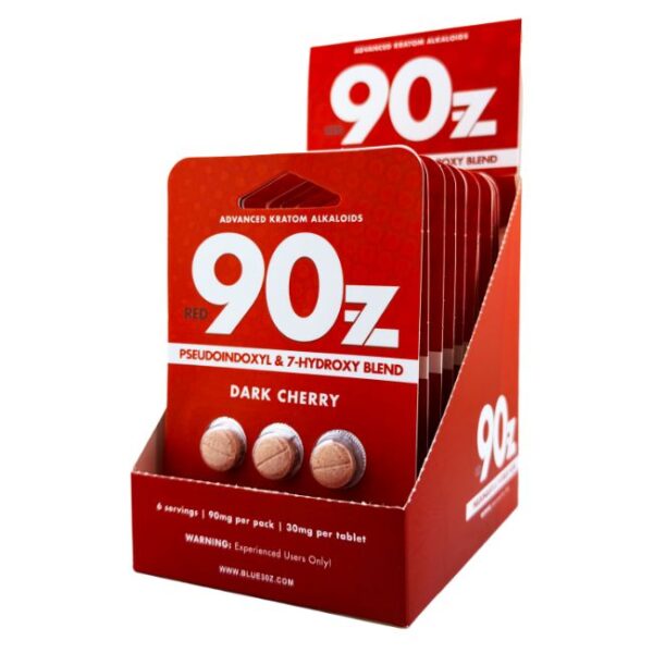 90Z PSEUDO & 7-HYDROXY BLEND RED 30MG PER TABLET 3CT/10PK