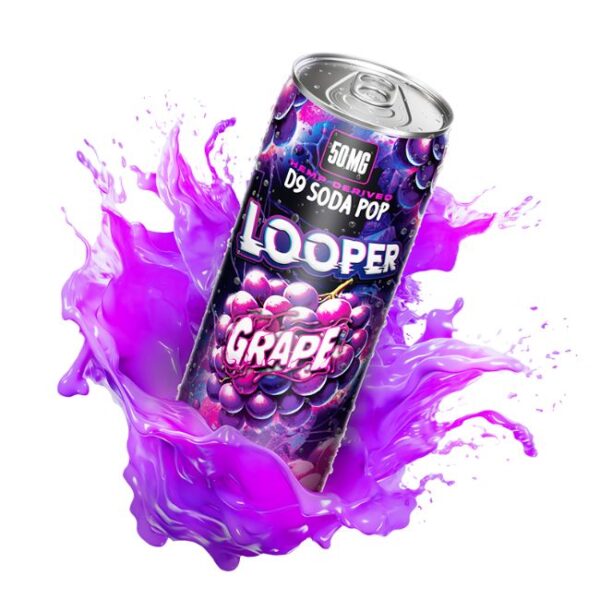 LOOPER HEMP DRIVED D9 SODA POP DRINK 50MG (12OZ  355ML/ CAN) SINGLE