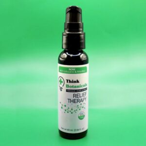 THINK BOTANICALS CBD RELIEF THERAPY 1000MG LIDOCAINE & MENTHOL CREAM 60ML BOTTLE