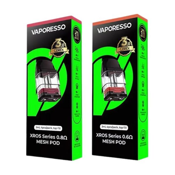VAPORESSO XROS COREX 3.0 3ML MESH POD 4PK/ BOX