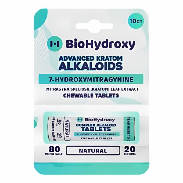 BIOHYDROXY COMPLEX  ALKALOID 7-HYDROXY 80MG PER TABLET 10CT/6PK