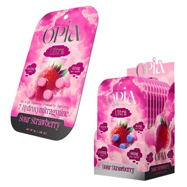 OPIA 7-HYDROXYMITRAGYNINE ULTRA KRATOM EXTRACT 60MG PER TABLET 4CT/10PK