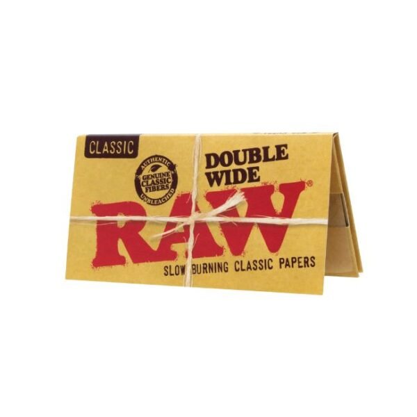RAW CLASSIC DOUBLE WIDE PAPERS 50 PER BOX DISPLAY - Image 3