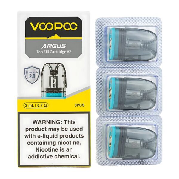 VOOPOO ARGUS V2 3ML CARTRIDGE 3PK / BOX