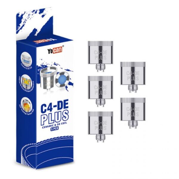 YOCAN CYLO C4-DE PLUS CERAMIC REPLACEMENT COIL 5CT/ BOX