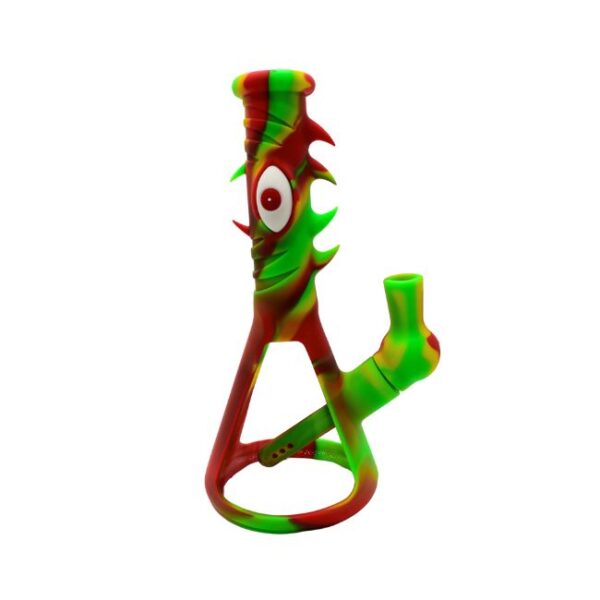 8" SILICONE EYE DESIGN FANCY WATER PIPE