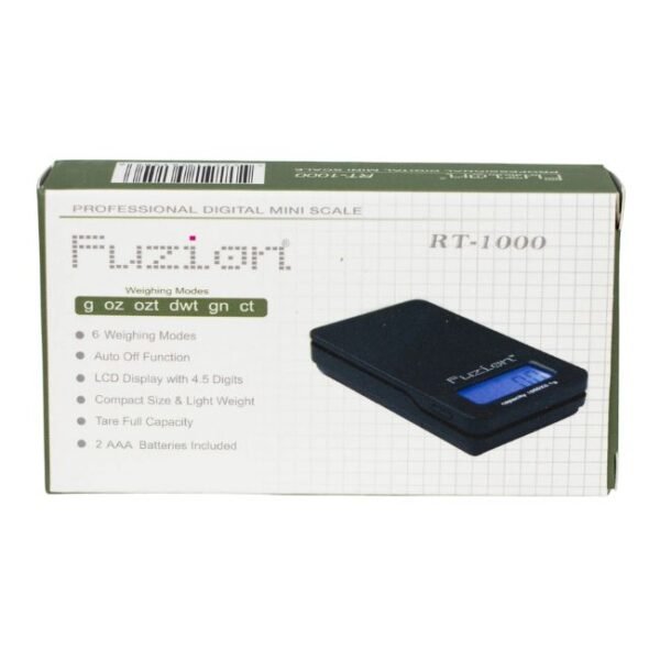 FUZION RT-1000 PROFESSIONAL DIGITAL MINI SCALE (1000G X 0.01G) - Image 3