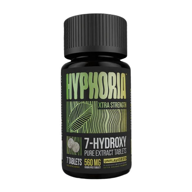HYPHORIA 7-HYDROXY XTRA STRENGHT PURE EXTRACT 80MG PER TABLET 7CT/ JAR