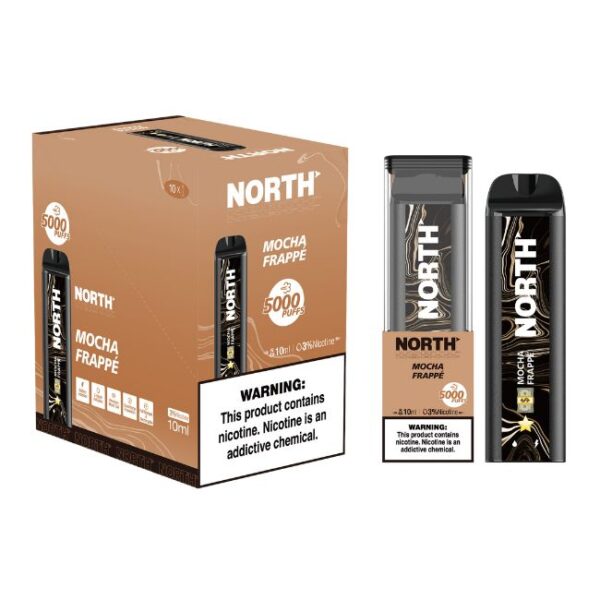 NORTH 3% DISPOSABLE (100ML) 5K PUFFS 10CT/ BOX