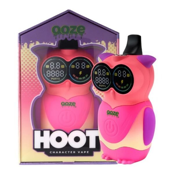 OOZE HOOT CHARACTER DUAL 510 THREAD 650mAH VAPE BATTERY - Image 5