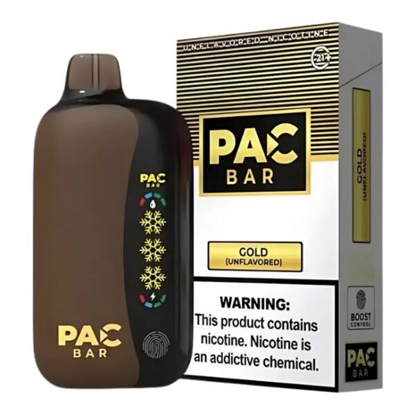 PAC BAR UNFLAVORED NICOTINE 4% DISPOSABLE (100ML) 30K PUFFS 5CT/ BOX - Image 7