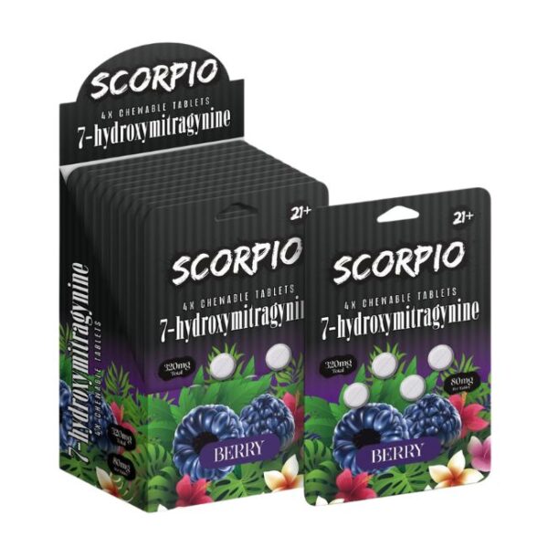 SCORPIO 7-HYDROXY 80MG PER TABLET 4CT/10PK