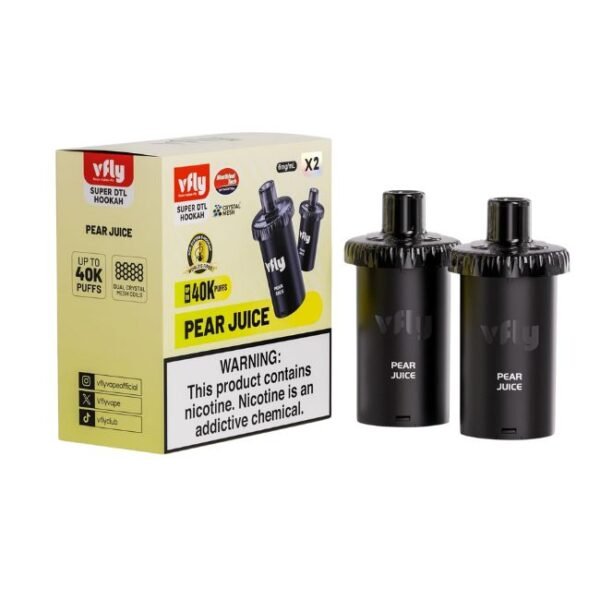 VFLY SUPER DTL 6% HOOKAH POD 2PK (180ML) 40K PUFFS 5CT/ BOX - Image 6