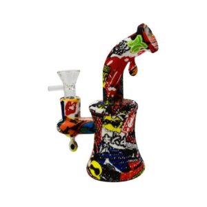 7" SILICONE CHARACTER DESIGN WATER PIPE