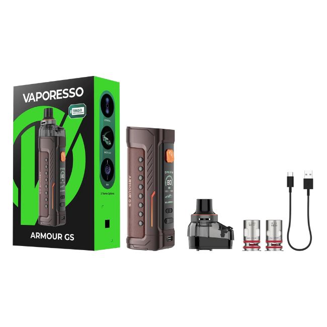 VAPORESSO ARMOUR GS 18650mAH 5ML STARTER KIT - Image 2